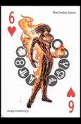 Artifacts Playing Cards (Promo) card 6 Hearts The Ember Stone - Glorianna Silver