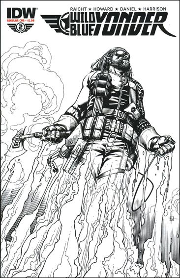 Wild Blue Yonder issue 2-D Zach Howard Black & White Cover (3rd Printing)