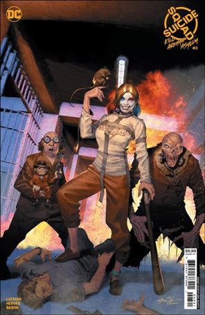 Suicide Squad: Kill Arkham Asylum issue 3-B Ariel Olivetti Cardstock Cover