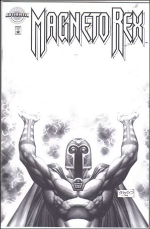 Magneto Rex issue 1-C Dynamic Forces Black & White Cover 1/7500