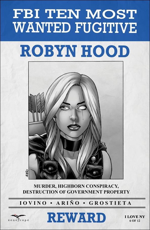 Robyn Hood: I Love NY issue 6-D Sergio Arino Cover