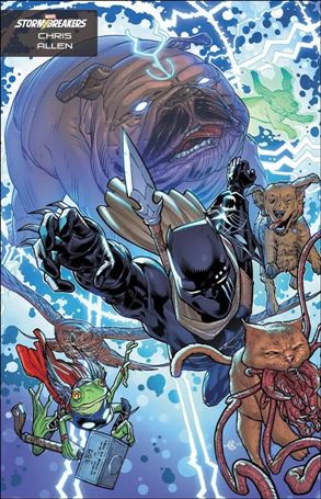 Black Panther (2023) issue 3-C Chris Allen Stormbreakers Cover