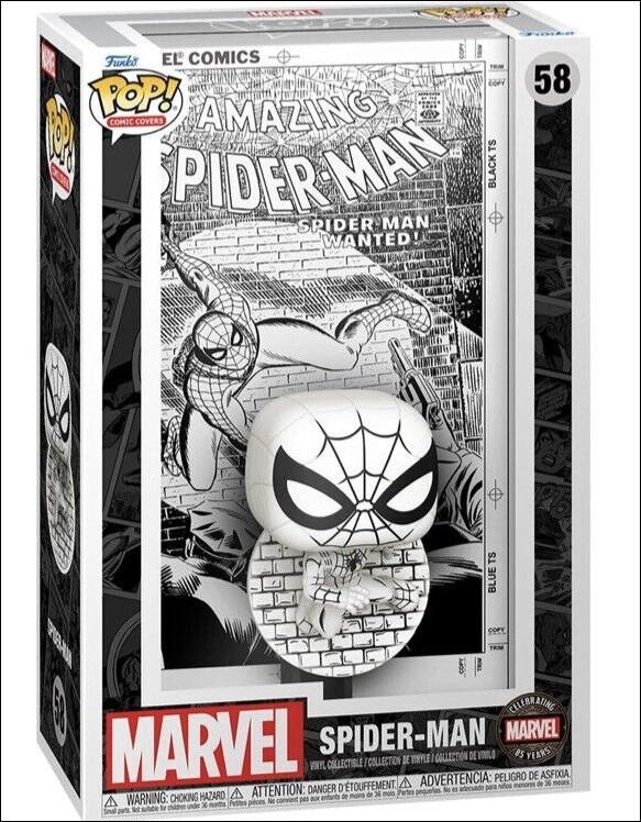 Pop! Comic Covers (Marvel) figure 58 Spider-Man (Amazing Spider-Man #70,  Mar. 1969)