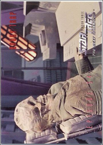 Star Trek: The Next Generation - The Episode Collection Season Three (Base Set) card 247 Booby Trap, Episode 54A
