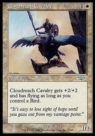 Magic the Gathering: Legions (Base Set) card 7 Cloudreach Cavalry