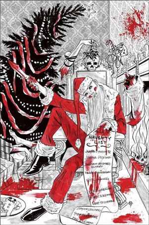 Deviant issue 1-J Meghan Hutchinson Bloody B&W Exclusive Cover