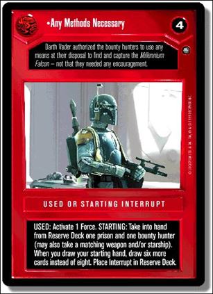 Star Wars: Enhanced Cloud City (Base Set) card 4 Any Methods Necessary