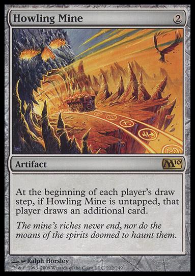 Magic the Gathering: 2010 Core Set (Base Set) card 212 Howling Mine