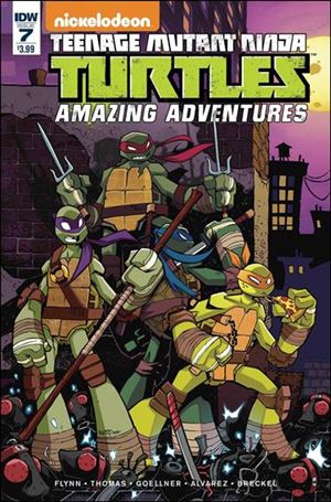 Teenage Mutant Ninja Turtles Amazing Adventures issue 7 Jon Sommariva Connecting Cover
