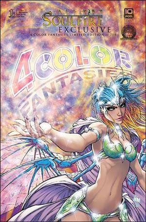 Michael Turner's Soulfire (2013) issue 1-D20 V Ken Marion 4 Color Fantasies Cover 1/750