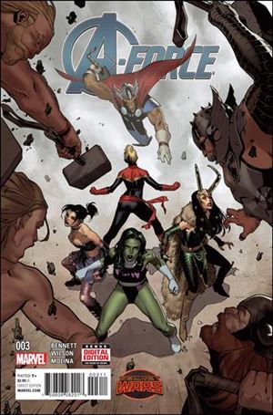 A-Force (2015) issue 3 Jorge Molina Cover