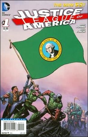 Justice League of America (2013)  issue 1-NW Washington State Flag Cover