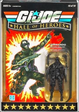 G.I. Joe 25th Anniversary Hall of Heroes figure 10 Snake Eyes (Commando)