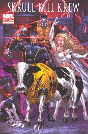 Skrull Kill Krew (2009) issue 2-B Tyler Kirkham 1:10 "Cow" Cover