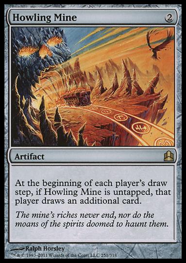 Magic the Gathering: Commander (Base Set) card 251 Howling Mine
