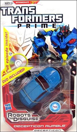 Transformers Prime (Deluxe Class) figure 13-B Decepticon Rumble with DVD