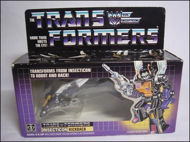 Transformers: More Than Meets the Eye (Generation 1) figure 56 Kickback (Insecticon)