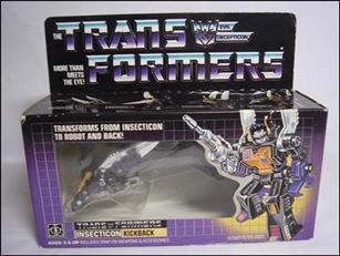 Transformers: More Than Meets the Eye (Generation 1) figure 56 Kickback (Insecticon)