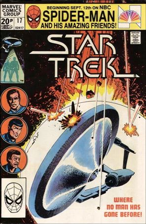 Star Trek (1980) issue 17-B UK Price Cover