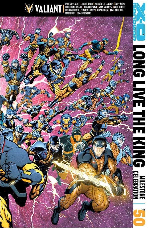 X-O Manowar (2012)  issue 50-AA Unbagged All-Star Jam Wraparound Cover