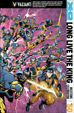 X-O Manowar (2012)  issue 50-AA Unbagged All-Star Jam Wraparound Cover