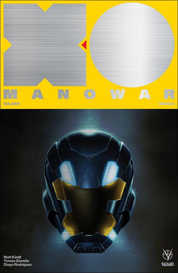 X-O Manowar (2017) issue 1-F Monika Palosz Brushed Metal 1:500 Cover