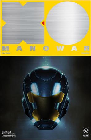 X-O Manowar (2017) issue 1-F Monika Palosz Brushed Metal 1:500 Cover