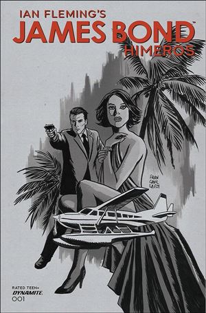 James Bond: Himeros issue 1-E Francesco Francavilla 1:10 Black & White Cover