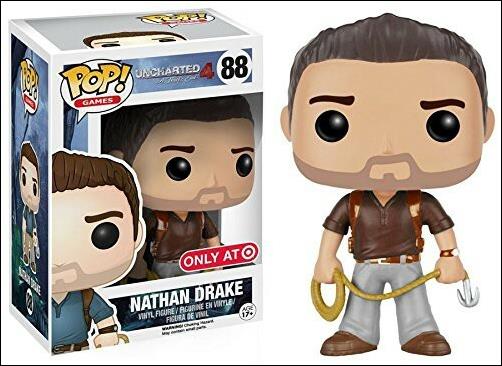 POP! Games figure 88-B Nathan Drake (Brown Shirt Target Exclusive)