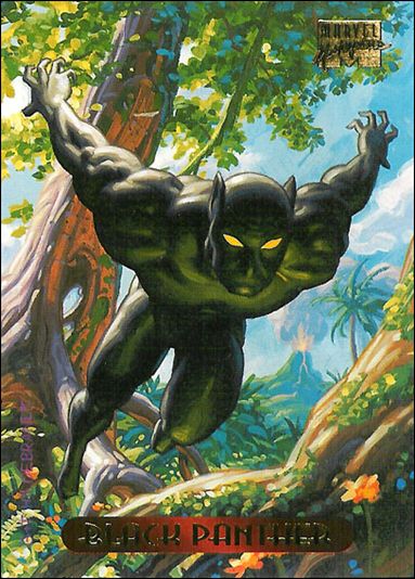 1994 Marvel Masterpieces (Base Set) card 8 Black Panther