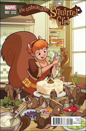 Unbeatable Squirrel Girl (2015/03) issue 3-C Gurihiru Women of Marvel Cover