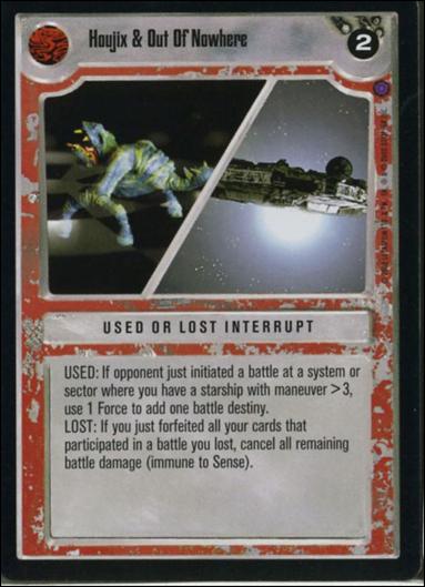 Star Wars: Reflections II: Expanding the Galaxy (Base Set) card 126 Houjix & Out Of Nowhere
