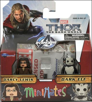 Marvel Minimates figure 157-B Darcy Lewis and Dark Elf