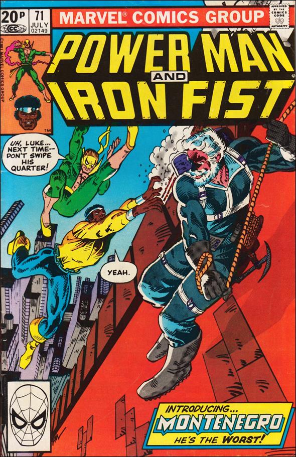 Power Man and Iron Fist (1978) issue 71-B UK Price Cover