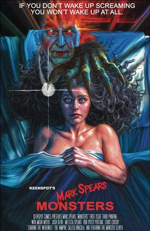 Mark Spears Monsters issue 1-O Nightmare on Elm St. Homage Cover (3rd Printing)