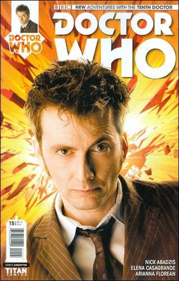 Doctor Who: The Tenth Doctor issue 15-B Photo Subscription Cover
