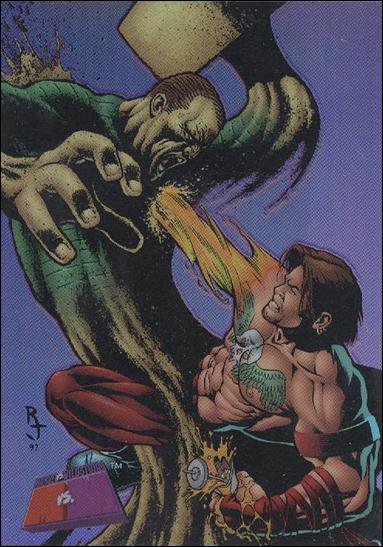 Marvel vs WildStorm (Chromium Refractor Parallel Base Set) card 30 Grunge vs Sandman