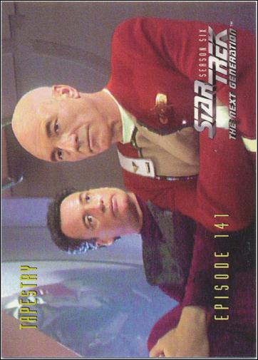 Star Trek: The Next Generation - The Episode Collection Season Six (Base Set) card 581 Tapestry, Episode 141B