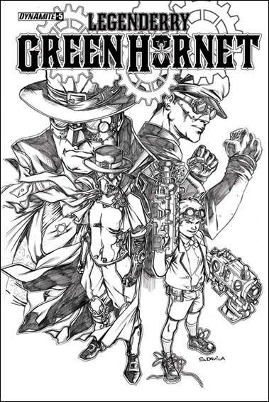 Legenderry Green Hornet issue 5-B Sketch Cover 1:10
