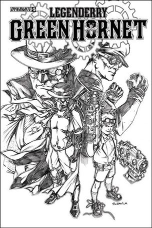 Legenderry Green Hornet issue 5-B Sketch Cover 1:10