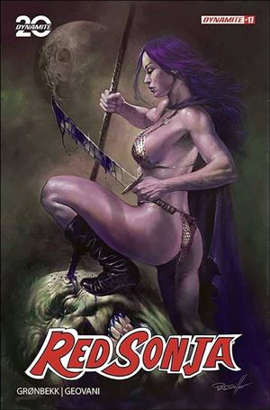 Red Sonja (2023) issue 17-L Lucio Parrillo Ultraviolet Cardstock Cover