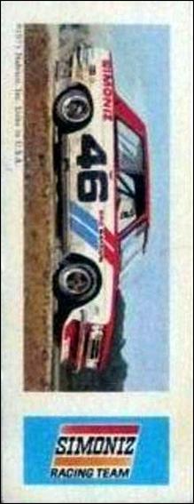 Nabisco Speedway (Promo) card 10  2.5 Challenge BRE Datsun 510 (Simoniz BRE Datsun)