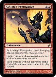 Magic the Gathering: Lorwyn (Base Set) card 150 Ashling's Prerogative