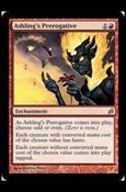 Magic the Gathering: Lorwyn (Base Set) card 150 Ashling's Prerogative