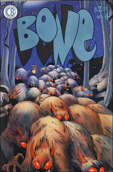 Bone (1991) issue 4 Blue-Gray Logo (1st Printing)