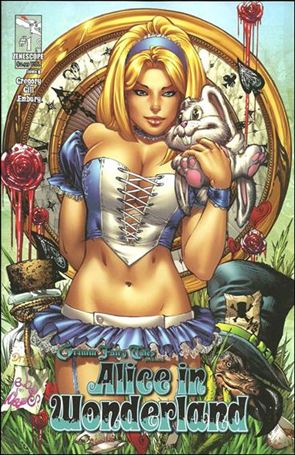 Grimm Fairy Tales Presents Alice in Wonderland issue 1-B Eric Basaldua Cover