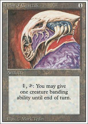 Magic the Gathering: Revised (Base Set) card 250 Helm of Chatzuk