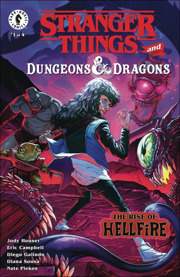 Stranger Things and Dungeons & Dragons: The Rise of Hellfire issue 1-E Nimit Malavia Cover