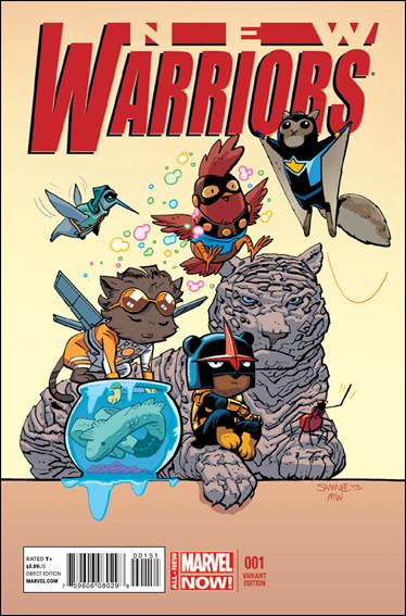 New Warriors (2014) issue 1-D Chris Samnee Animal Cover