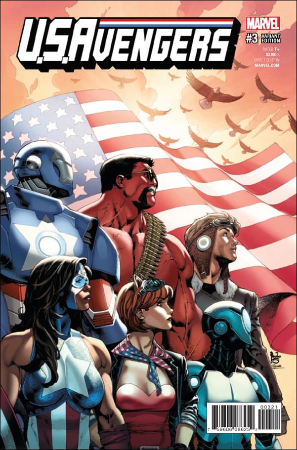 U.S.Avengers issue 3-B Paulo Siqueira 1:25 Cover